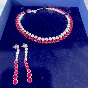 Swarovski  Necklace and earrings
